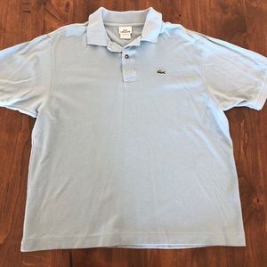 Lacoste men’s short sleeve polo size 7